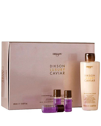 Dikson Luxury Caviar - Ампульный комплекс + ревитализирующий крем с Complexe Caviar 8 х 10 мл - hairs-russia.ru